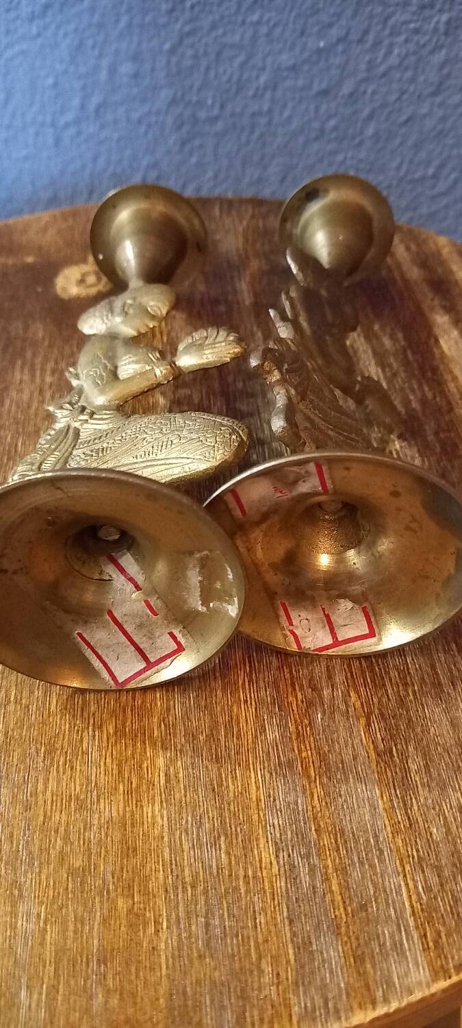 Pair of candle holders