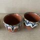 Set of 4 Russian ceramic egg cups