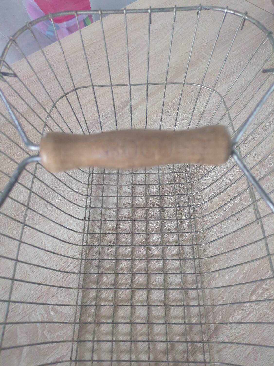 Vintage metal basket