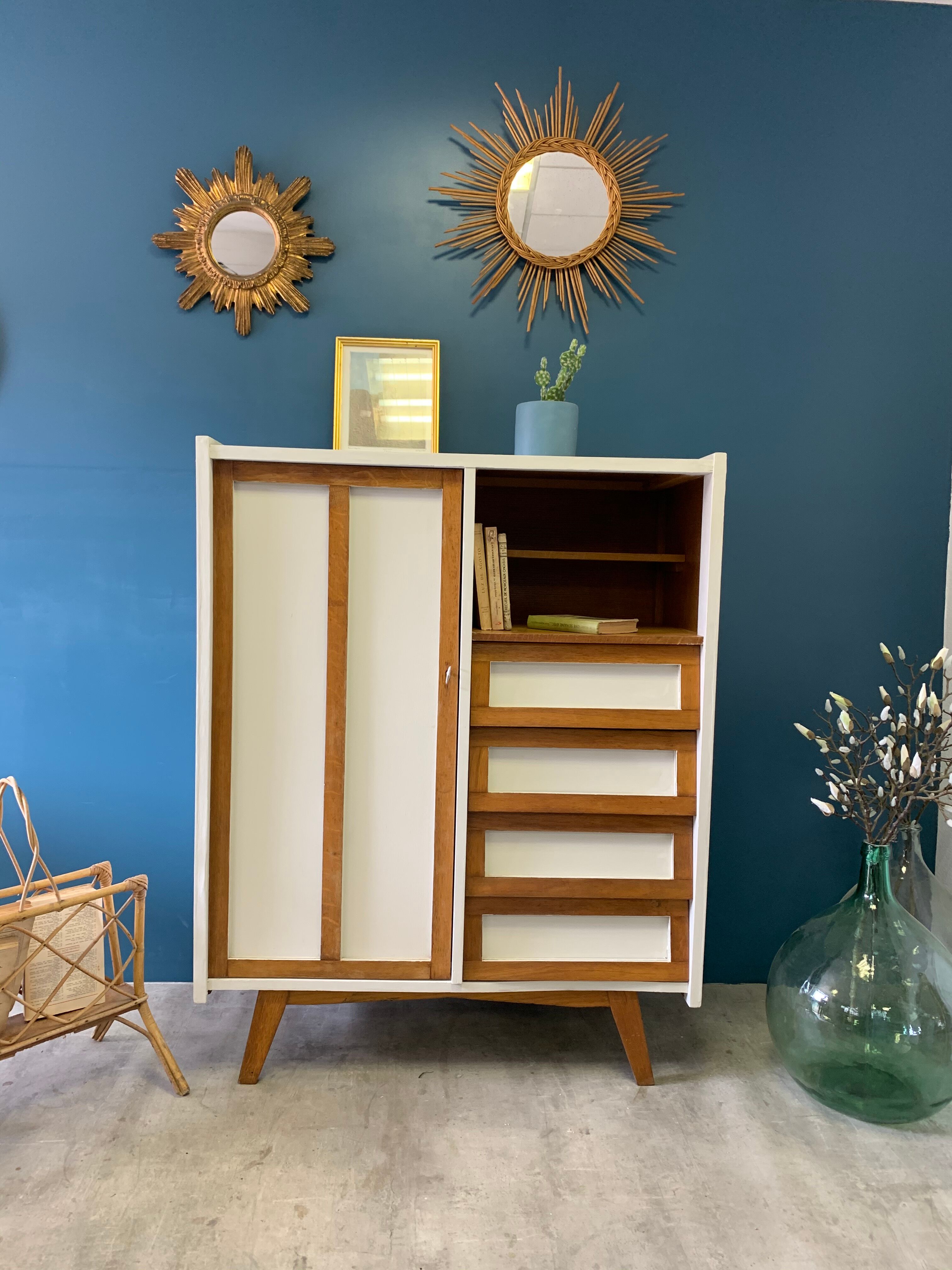 Cabinet vintage beech