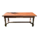 Solid oak farmhouse table with extensions