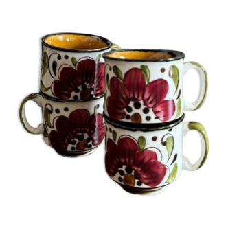 Boch cups Paradiso series red