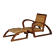 Vintage Lounge Chair and Ottoman by Francis Jourdain, 1920s