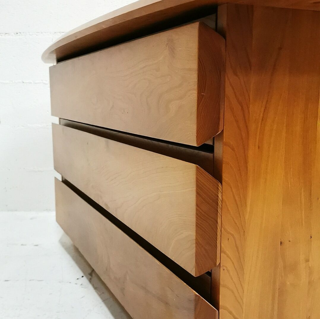 Elm chest of drawers, Roche bobois