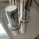 Series 4 HRW Fink Germany candlesticks from the 70s in silver metal