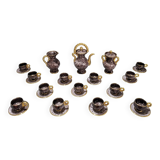 Complete coffee and tea set by Marius Gugie Vallauris Vintage