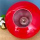 Vintage red opaline suspension globe