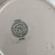 Set of 8 flat plates made of ironstone.