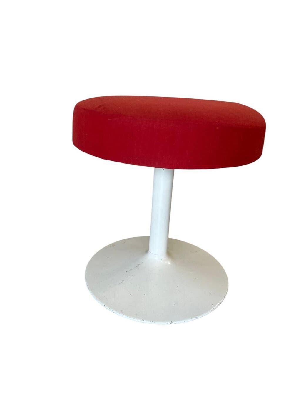 Tabouret vintage space age avec pied tulipe