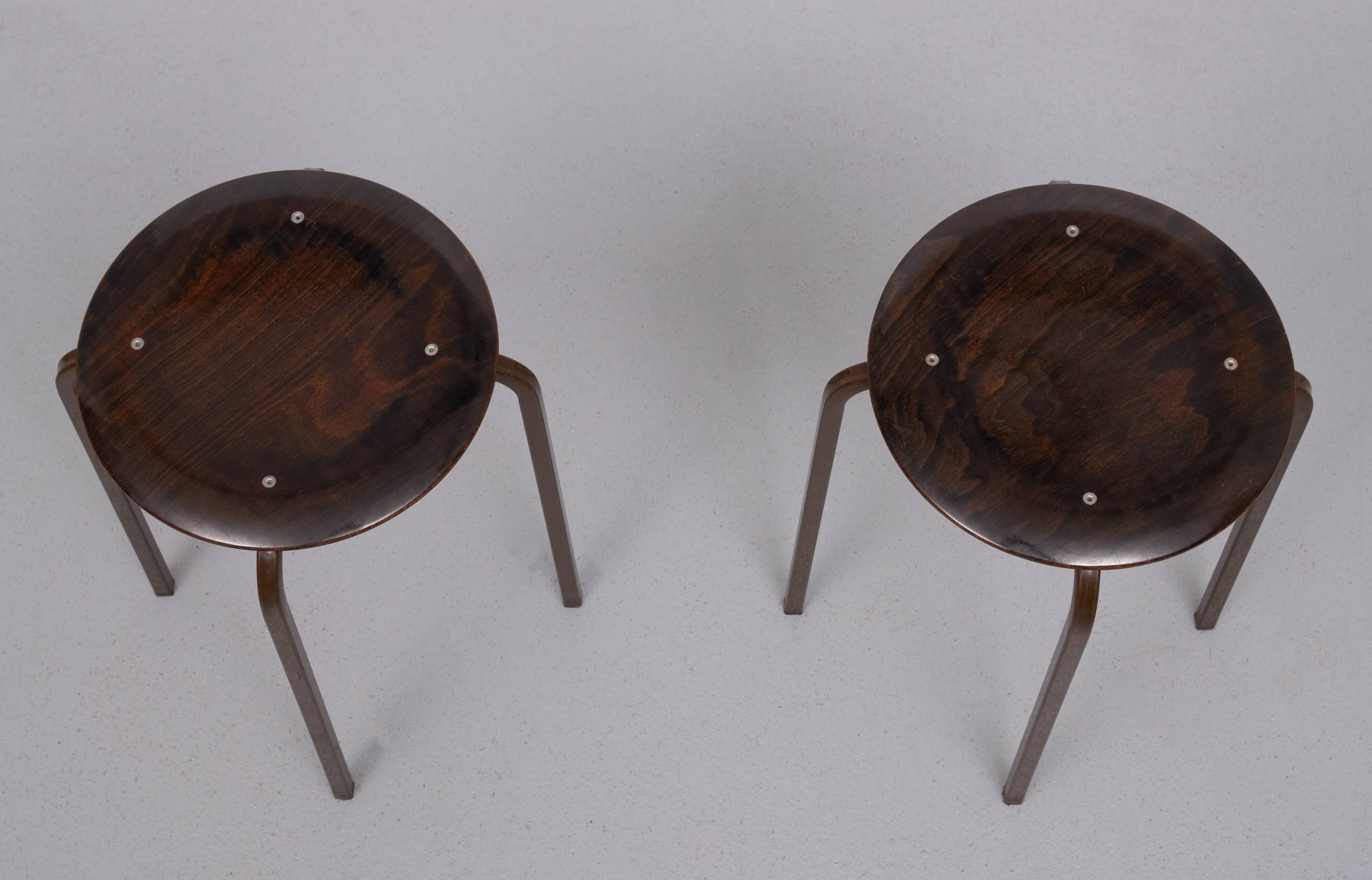 Two Stools by Obo Eromes 1960s Holland