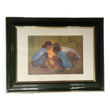 Louis Toffoli lithograph 34.5 x 24