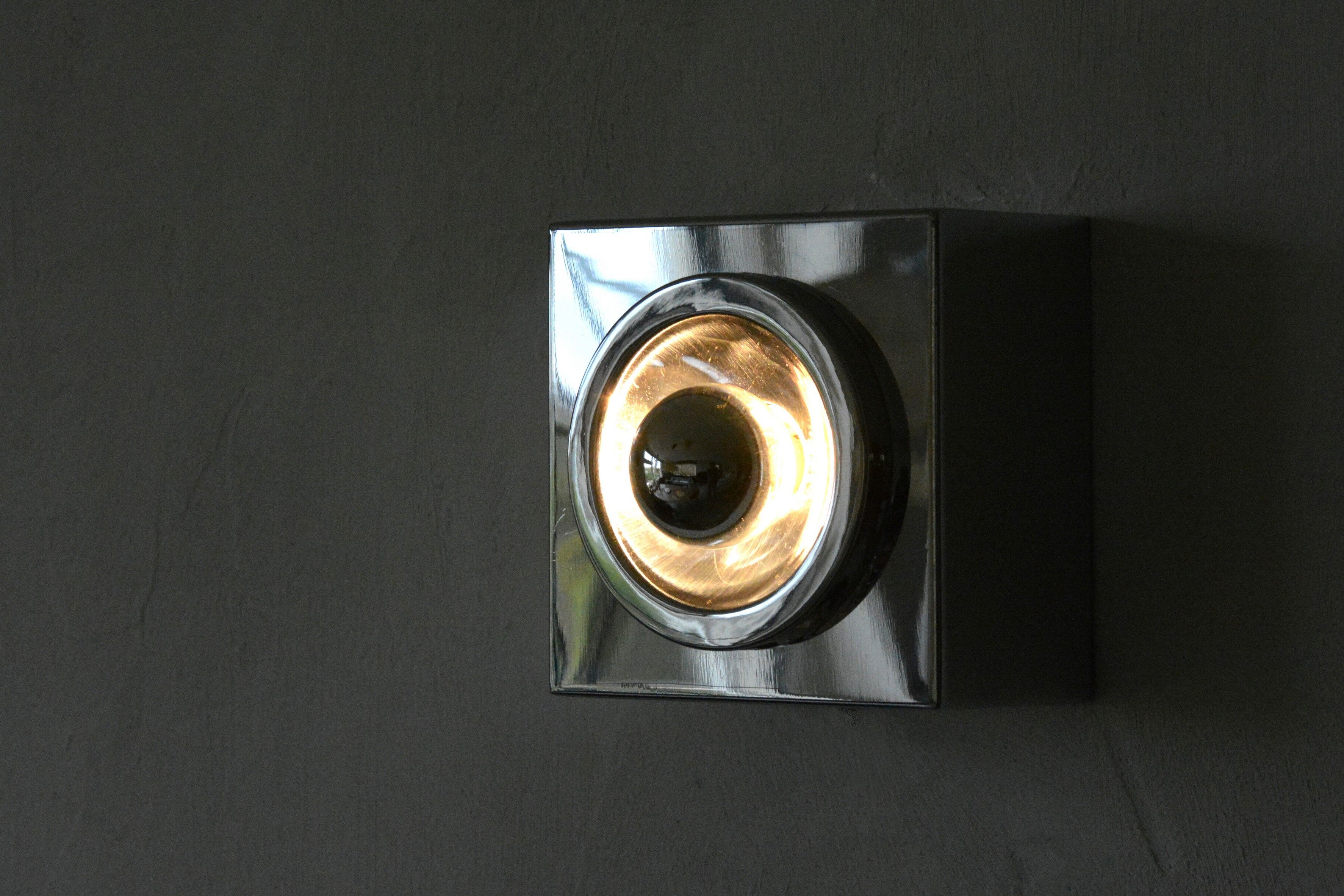 Pair of Italian wall lights, 60s