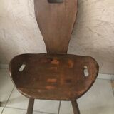Paire de chaises brutalistes