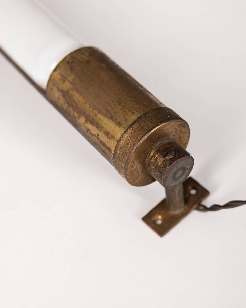 Applique vintage années 40 en laiton réglable design italien