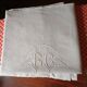 Old large linen and cotton sheet
