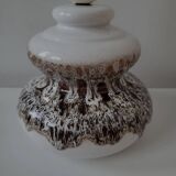 Vintage Fat lava tafellamp met bruintinten, jaren 1970