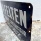 Enamelled plate P.Felten engineer builder Rodez