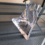 Design lamp, vintage, daum crystal and plexiglass, works - excellent condition-