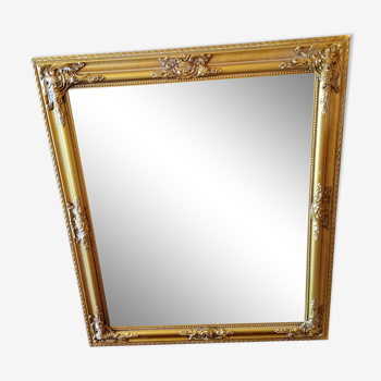 Beveled golden mirror 60 cm*72 cm