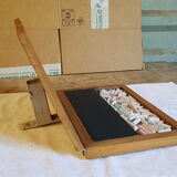 Children's Slate-Mac Teak Book / Playful Toy Slate + Chalk