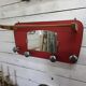 Vintage wall coat rack from the 60s