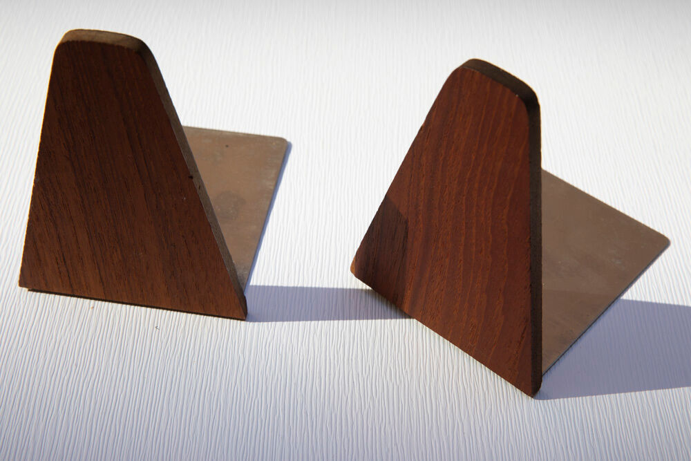 Pair of vintage rosewood book greenhouses