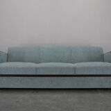 Canapé/lit pliant Art déco nouvellement rembourré par Halabala, années 1930