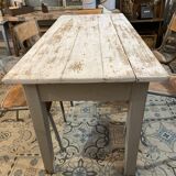 White patinated table