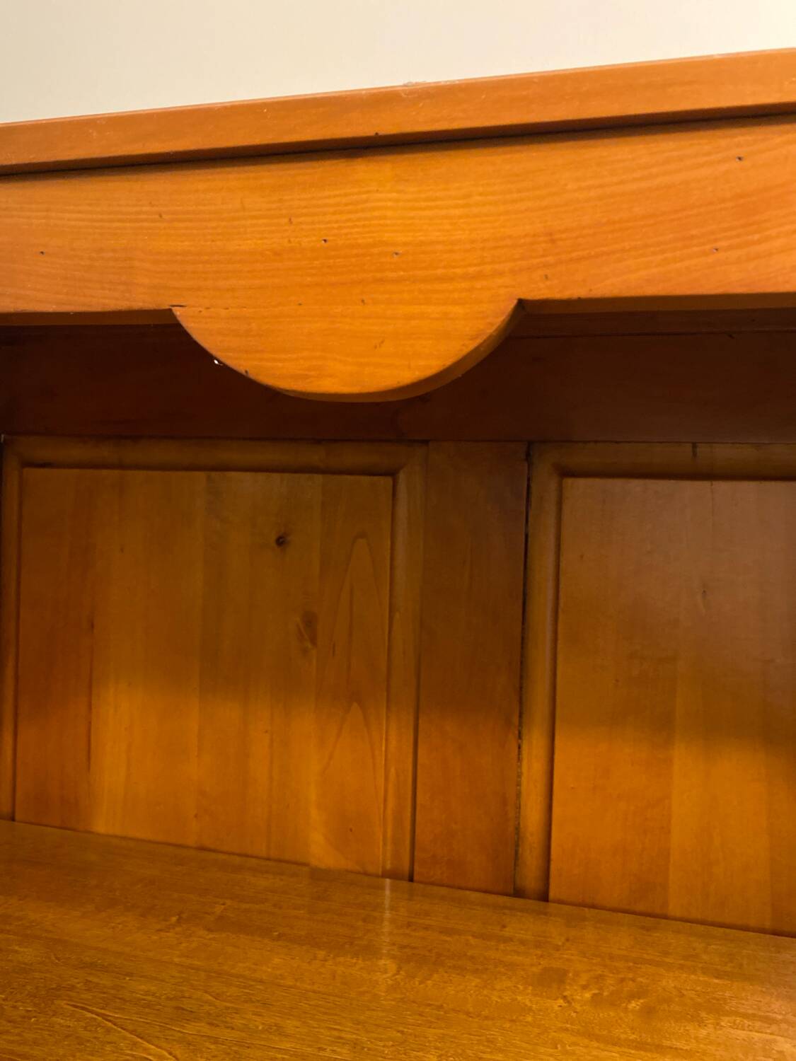 5-shelf solid wood bookcase