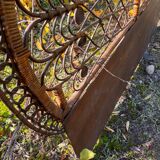 Rattan headboard