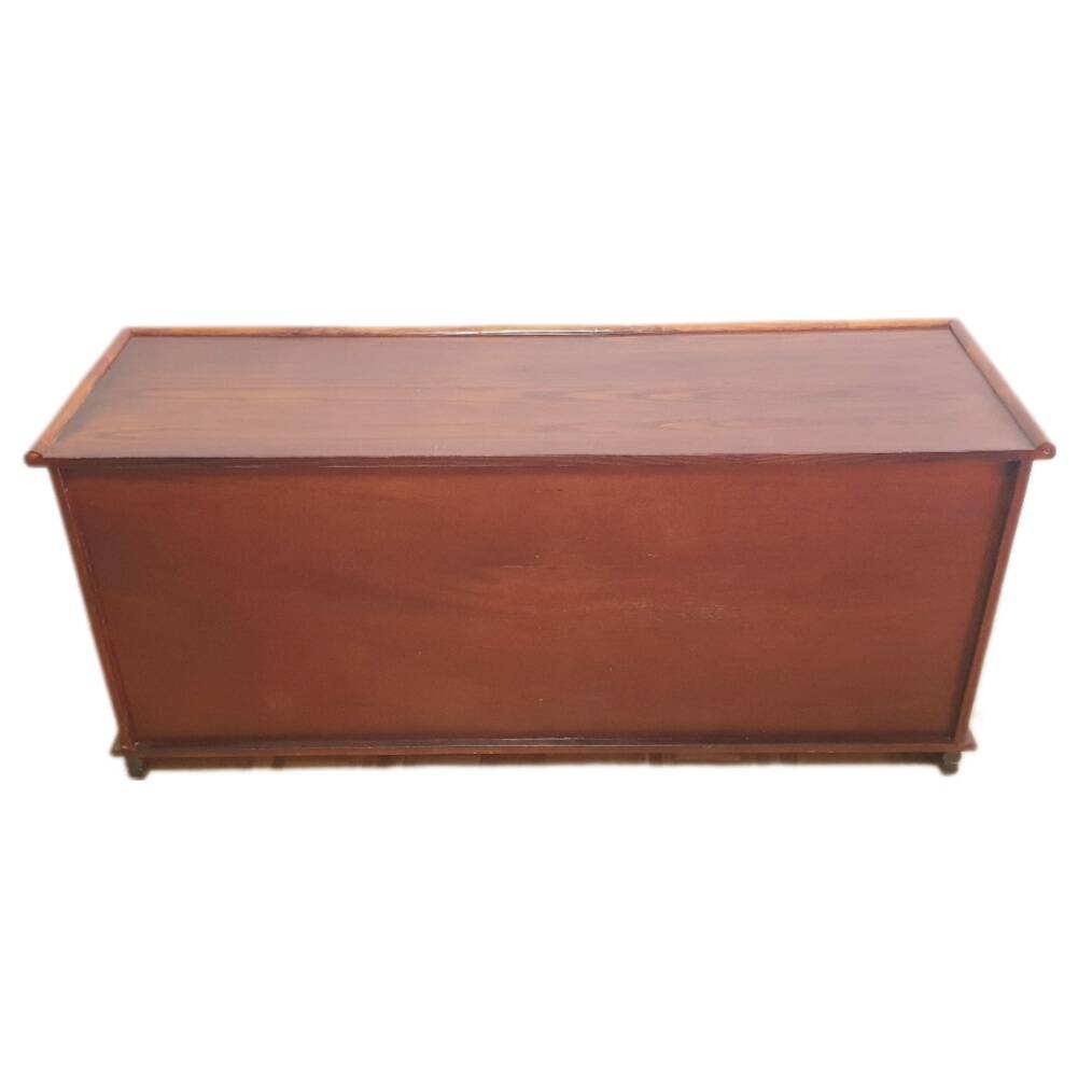 70's rattan/bamboo chest of drawers/6 drawers