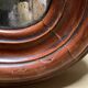 Louis Philippe organic curved wavy distressed mirror, ca 1880