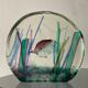 Paper press Murano aquarium vintage glass paste