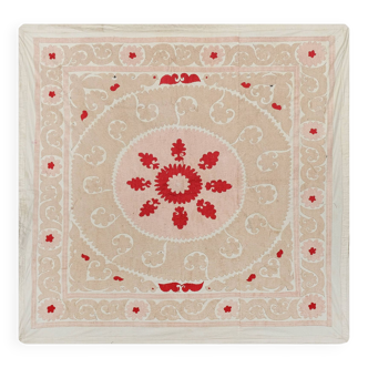 Hand knotted rug, vintage Turkish rug 141x148 cm