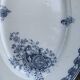 Grand plat de service en faience, modele cartouches, sarreguemines, U & C, made in france, faience