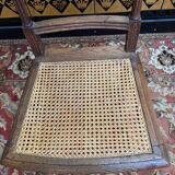 4 Louis XIII style caned chairs