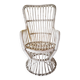 Rattan armchair in the style of "Emmanuelle armchair"