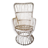 Fauteuil en rotin style Emmanuelle