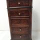 Vintage inlaid drawer cabinet
