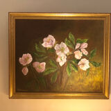 Table XXeme, bouquet, framed and signed.