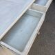 2-door furniture, 2 white patina drawers