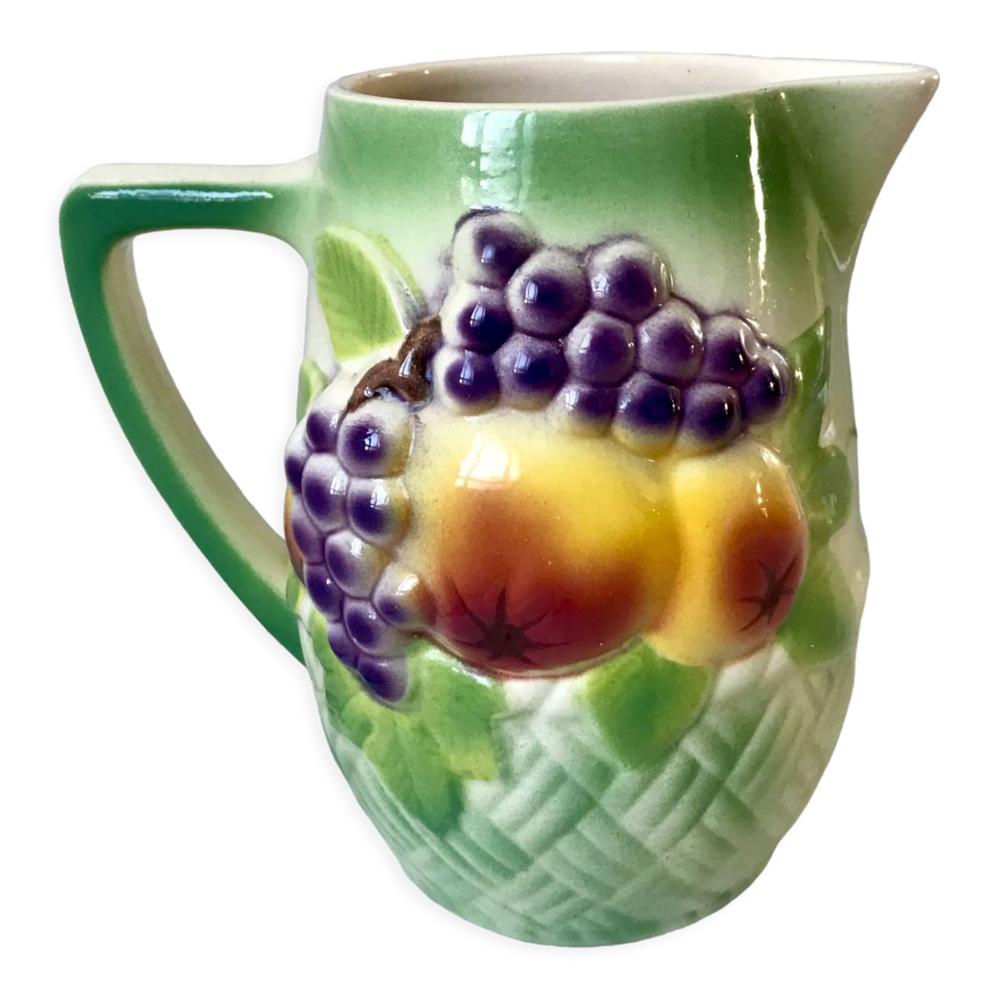 Slurry pitcher Saint-Clément Made in France early twentieth century