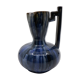 Blue ceramic pitcher