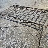 Coffee table for the living room or garden - wrought iron