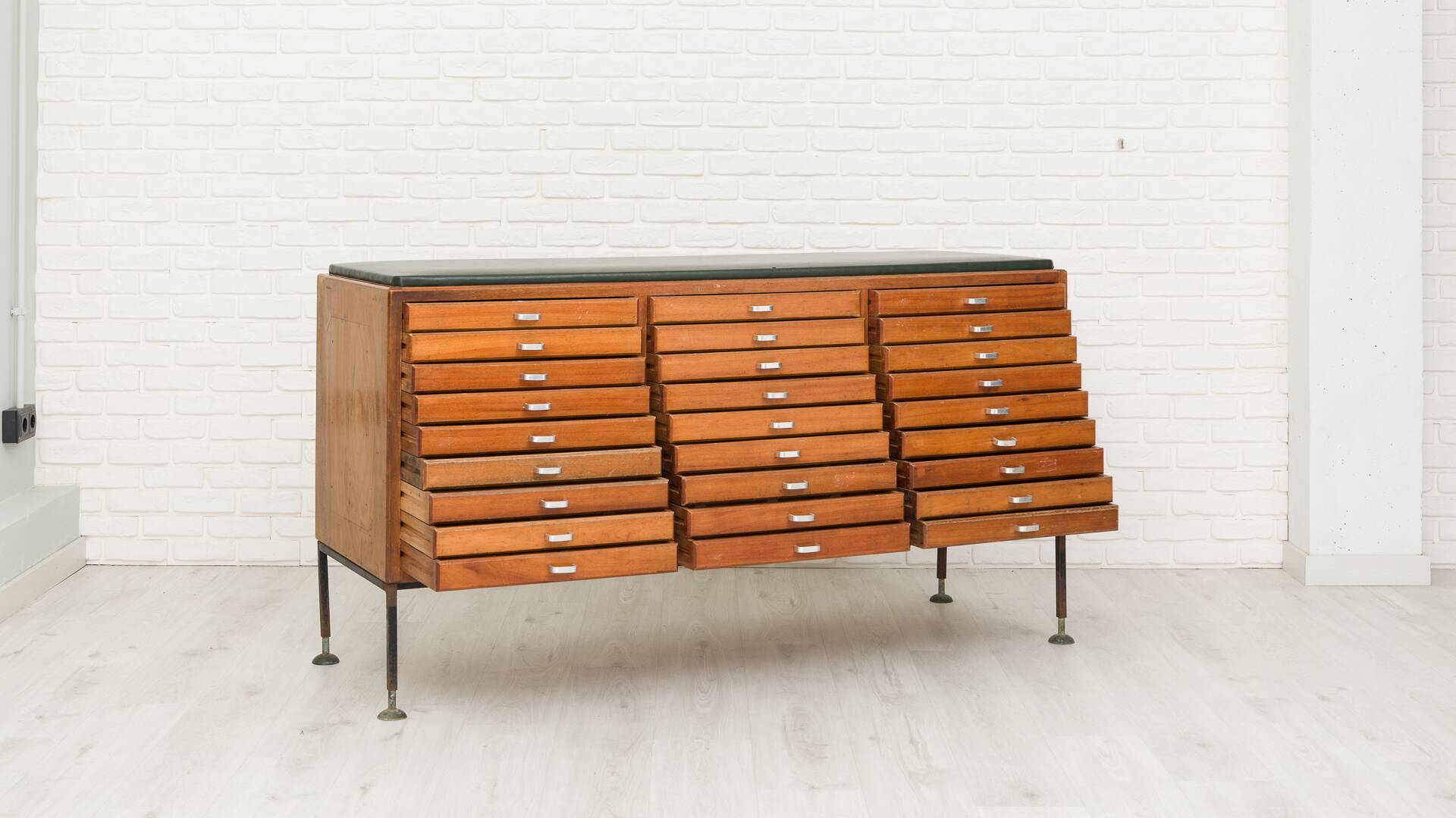 Industrial cabinet with drawers / haberdashery counters, 1960s