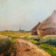 Oil on panel, The wheels