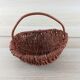 Panier en osier tressé