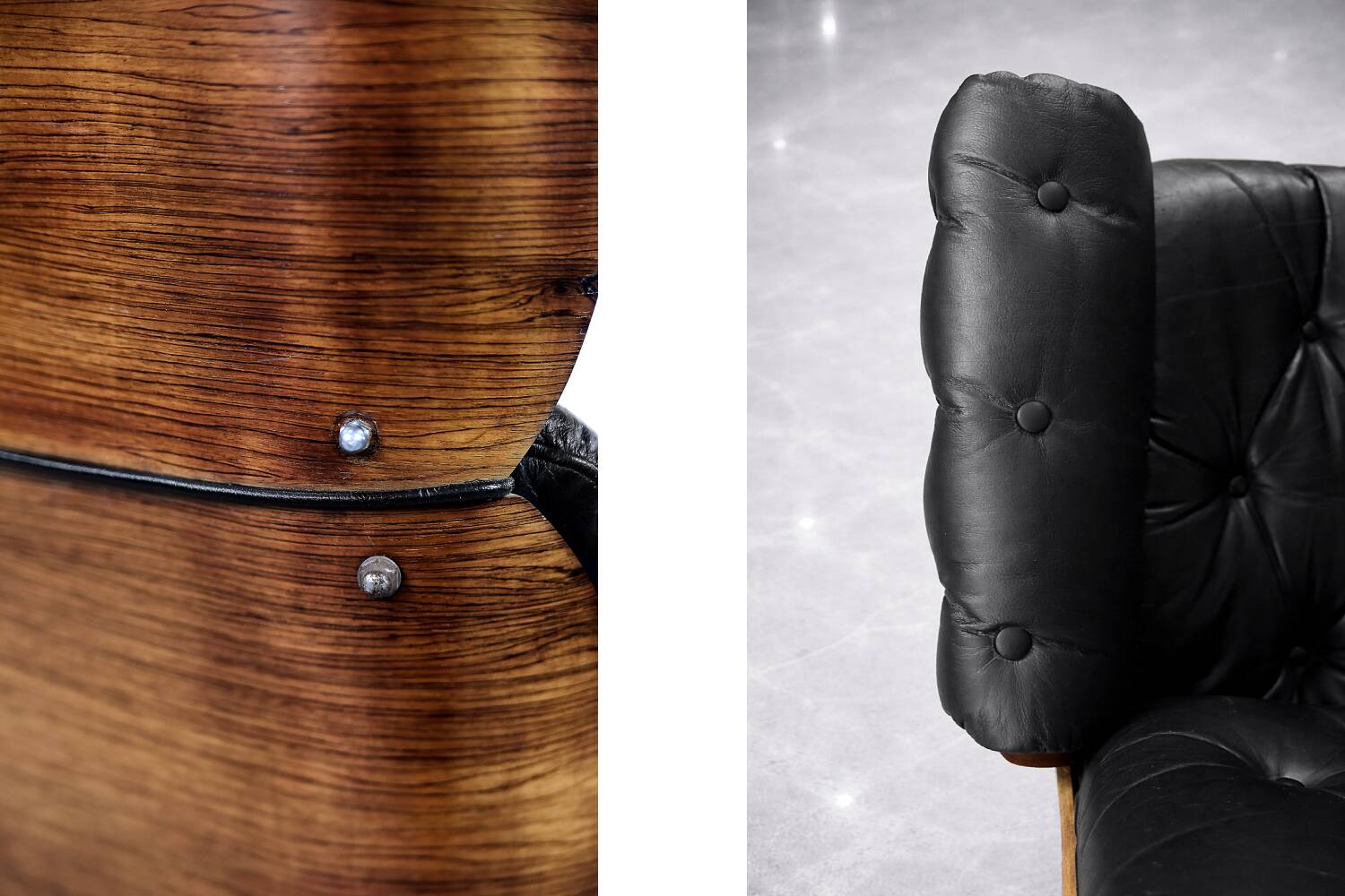 Vintage Mid-Century Modern Swiss Leather Lounge Chair from Giroflex