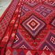 Red Berber kilim rug 140x185cm
