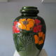 Brutalist large mid century ceramic floor vase, 1960s